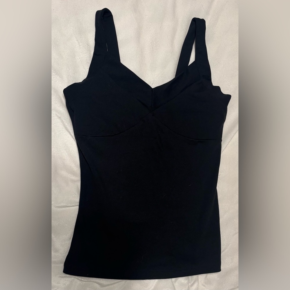 Black Fitted Tank Top